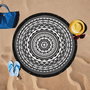 Mijölnir Siyah Mandala Toalla de Playa Multicolor